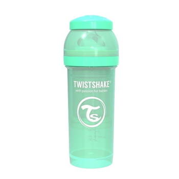Twistshake: Butelka antykolkowa 260 ml ZIELONY