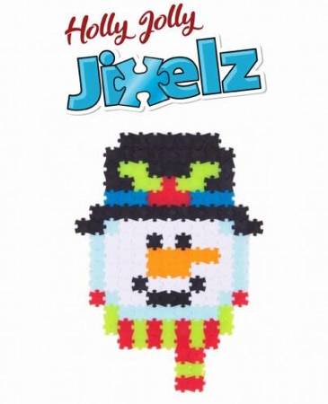 Fat Brain Toy: Puzzelki Pixelki Jixelz Bałwan