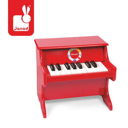 Janod - Czerwone pianino Confetti